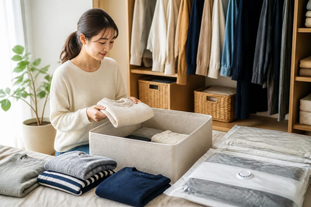衣替えの収納アイデアはどうすればスムーズにできる？