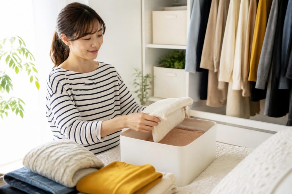 衣替えの収納で服の整理をスムーズに行う方法は？