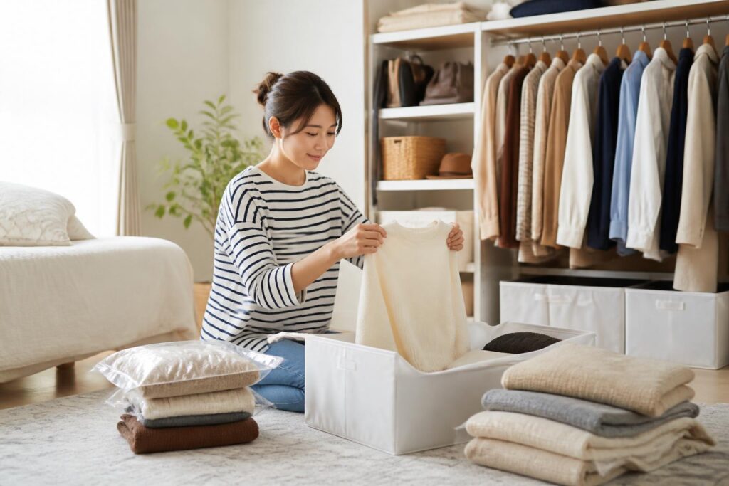 衣替えの収納で失敗しないための注意点は？