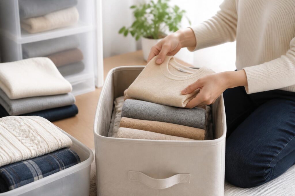 衣替えで思い出の服を上手に収納する方法は？