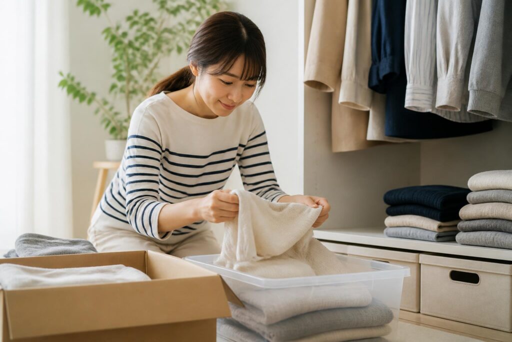 衣替えの収納に便利なニトリの商品は？